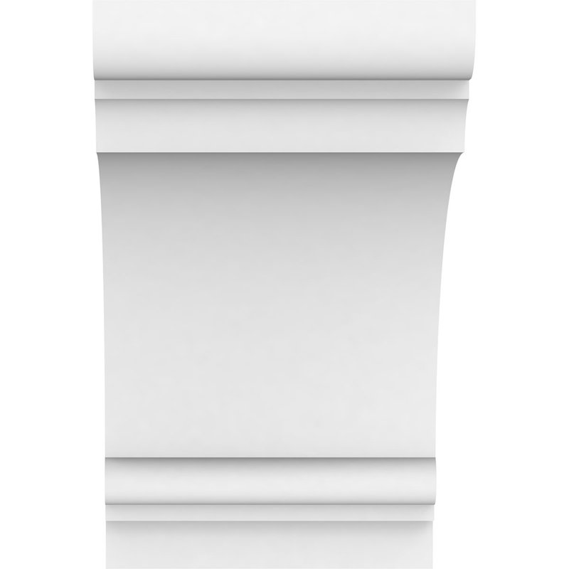 Support standard en uréthane standard Hughes, brun clair apprêté, H 8 po x l 5 po x P 8 po