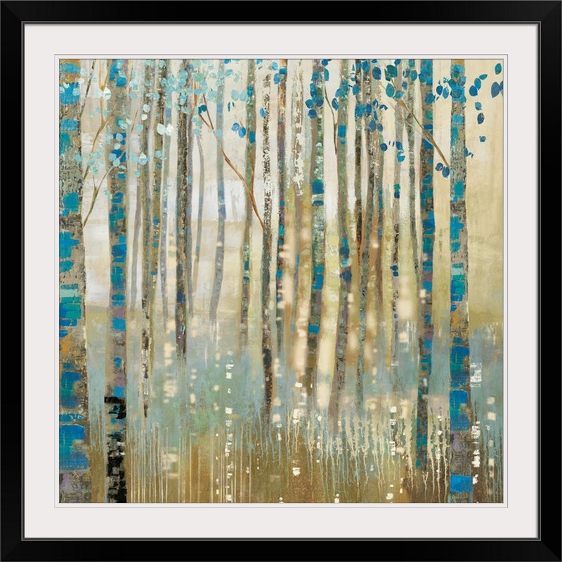 «There will be Spring» par Chay, reproduction d'art, Cadre noir, H 32 po x l 32 po x P 1 po