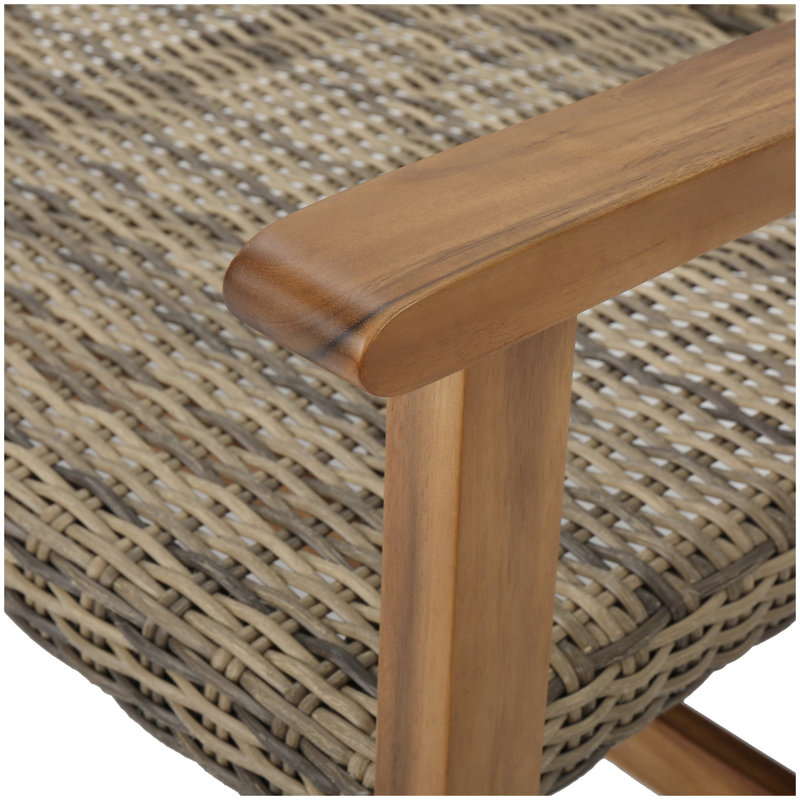 Causeuse Hampton Wood + Wicker