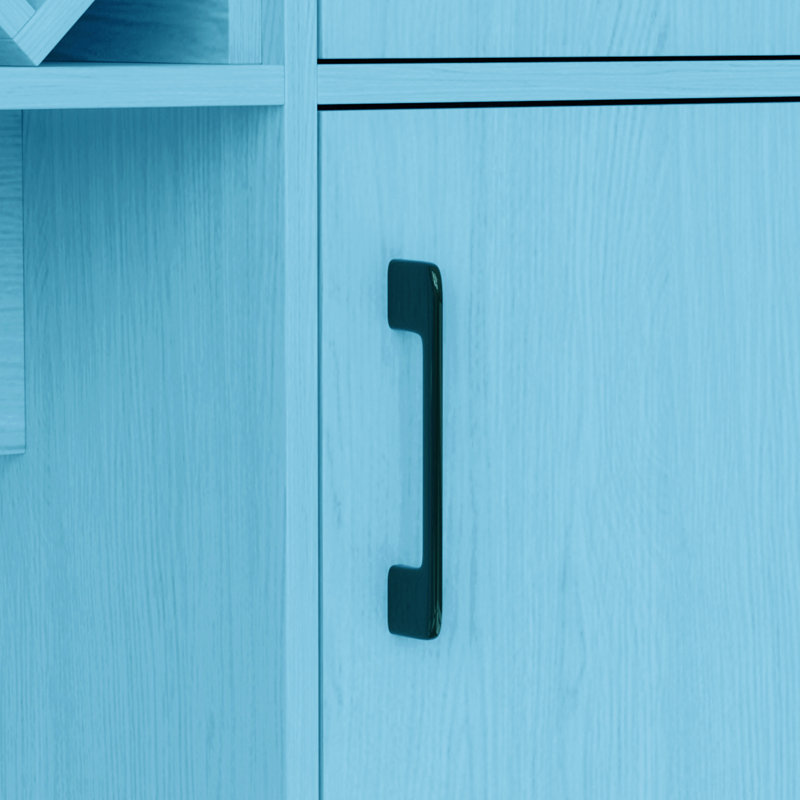 Armoire de bar 63,36 po Viergeline, Blue