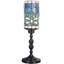 Petite lampe de table en verre coloré Tiffany