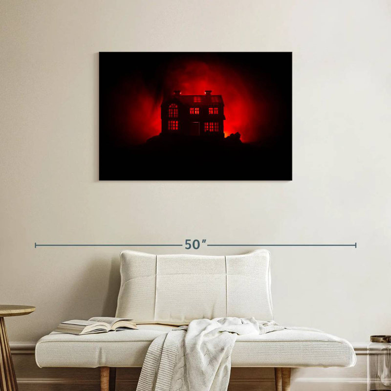 Hitzel Gothic Ghost House, 24" H x 36" W
