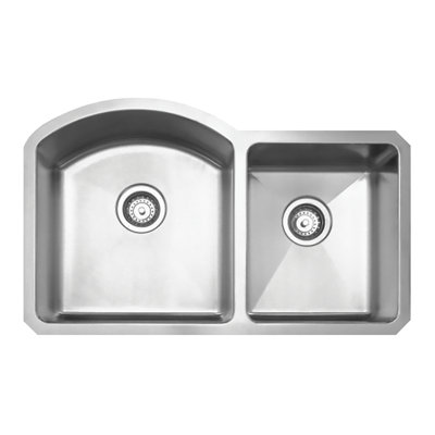 Évier de cuisine à double cuve encastrable L 31,88 po x l 19,88 po