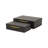 Canorus Faux Ostritch Pattern Rectangular Box Set - Black-105507390