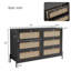 Charmante armoire en rotin avec rangement abondant pour une décoration polyvalente-1936883663