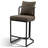 26'' Boucle Counter Stools With Backrest & Metal Frame, Modern Upholstered Bar Chairs For Kitchen Island-123525064