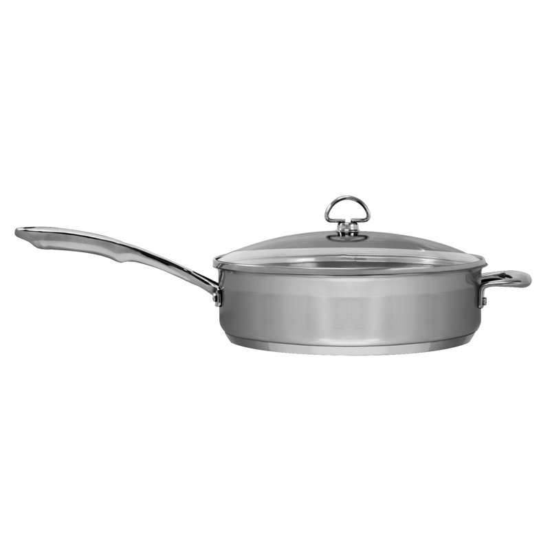 Sauteuse Induction 21 Steel® avec couvercle, 5 pintes