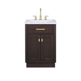 Chestnut 30" Single Bathroom Vanity With Counter Top, Cabinet, Basin(S) Only