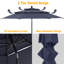 Leigh 3m Market Parasol-1614628581
