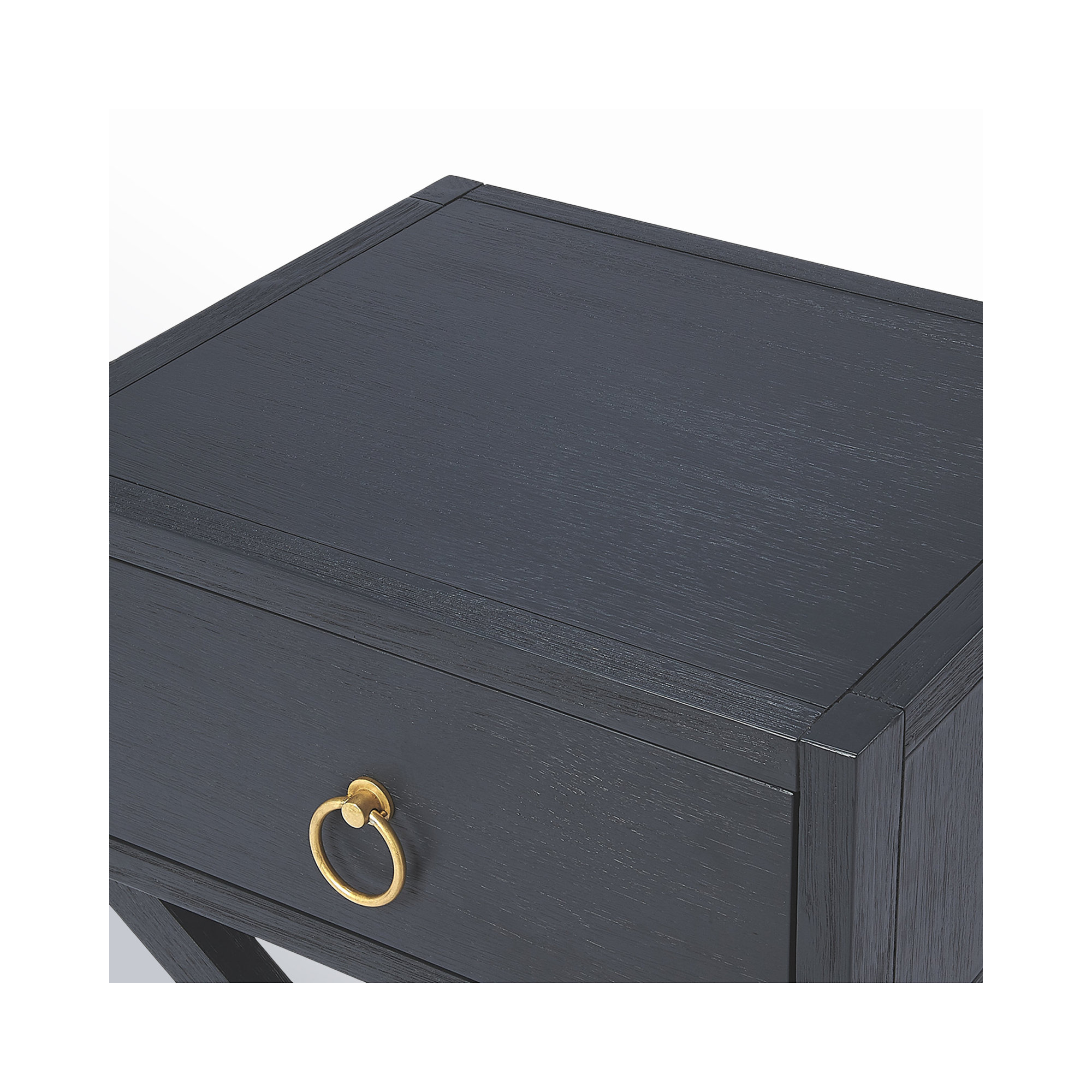 Elin 1 - Drawer Nightstand, Navy Blue