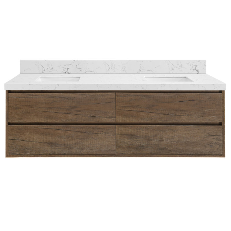 Meuble-lavabo mural 72 po 72 po, 72"