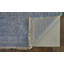 Tapis en laine noué à la main beige / viscose / gris clair / bleu classique Auni-427277831