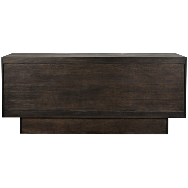 Drake 75'' W Solid Wood Sideboard, Ebony Walnut