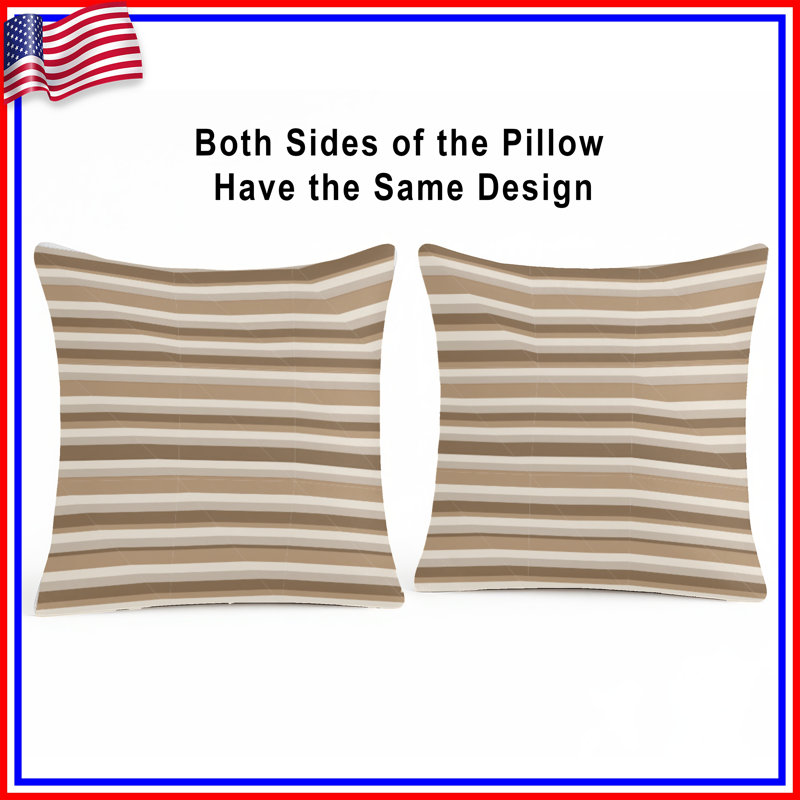 Coussin Stripes, 26 po x 26 po