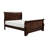 Yoshi Four Pc Queen Bedroom Set, Sleigh Style, Hidden Jewelry Drawers, Cherry Brown