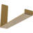 2"W x 12"D x 7"H Steel Hanging Shelf Bracket, Hammered Gold-933098872-933098863
