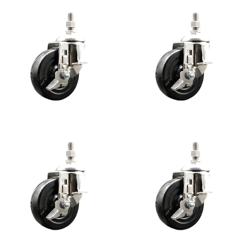 Soft Rubber Casters