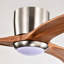Ventilateur de plafond encastré de 52 po, ventilateur de plafond à 3 pales en bois massif avec lumières à télécommande, moteur à courant continu silencieux, ventilateur de plafond réversible à 6 vitesses pour le salon, la chambre à coucher, le bureau et l'intérieur.-233635295-233635292