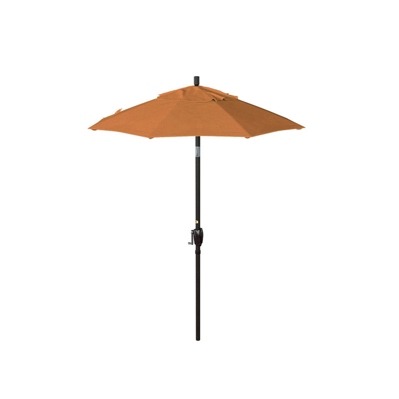 Parasol de marché 6 pi Jelinek, Toile Sunbrella® toscan, Bronze