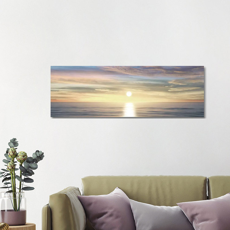 Sunlit Horizon Iii by Maggie Olsen - Wrapped Canvas Panoramic Print, No Frame, 66.04 cm H x 66.04 cm W