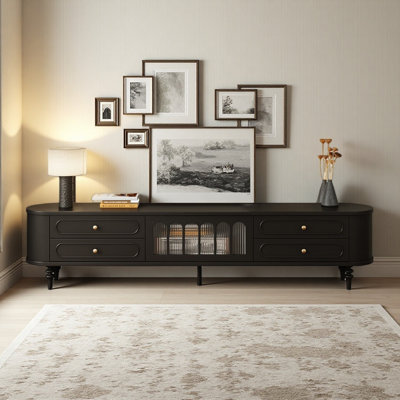 French Light Luxury Design TV Cabinet