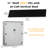 EHHLY Vertical Resin Storage Shed, 60 Cuft Garden Tool Sheds & Outdoor Storage, Plastic Outdoor Storage Cabinet Waterproof, 5.6 x 2.3 ft Backyard Outside Lawn Mower Storage Shed-114160485