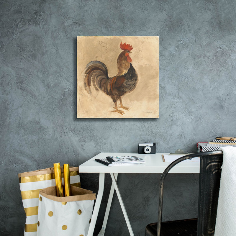 «Farm Friend 3» par Albena Hristova, art mural sur toile, H 18 po x l 18 po