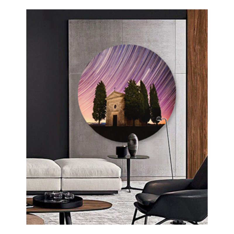 Time Laps Church Print, 36" H x 36" W