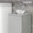 Toilet Paper Cabinet, Small Bathroom Corner Floor Cabinet with Doors and Shelves, Thin Storage Bathroom Organizer-994862927
