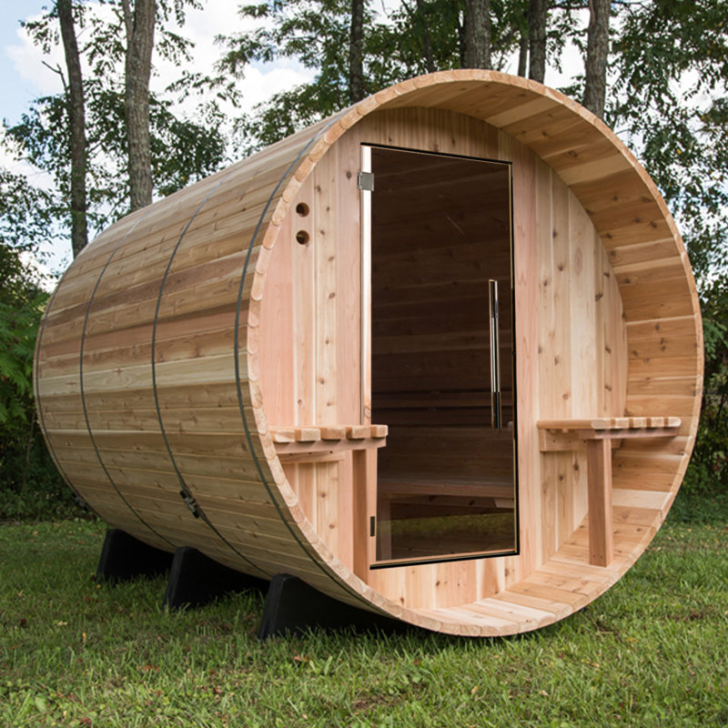 Almost Heaven Saunas Huntington 6 - Person Traditional Steam Sauna in Cedar, No Window