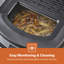 GEEPAS Deep Fat Fryer - 3L Stainless Steel Fryer with Viewing Window, 2180W