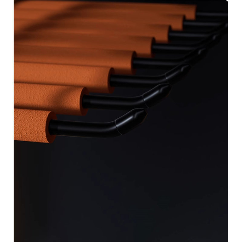 Support à pantalons coulissant à une rangée Toptrack, H 4,72 po x l 14,17 po x P 18,11 po