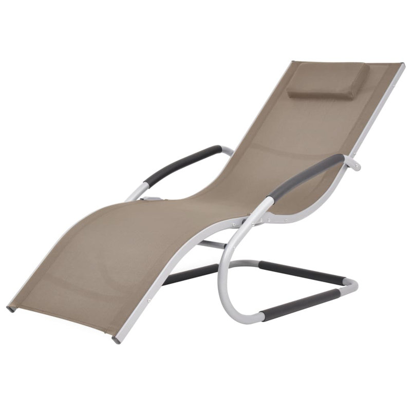 Seagal 24.8" Long Single Chaise, Taupe