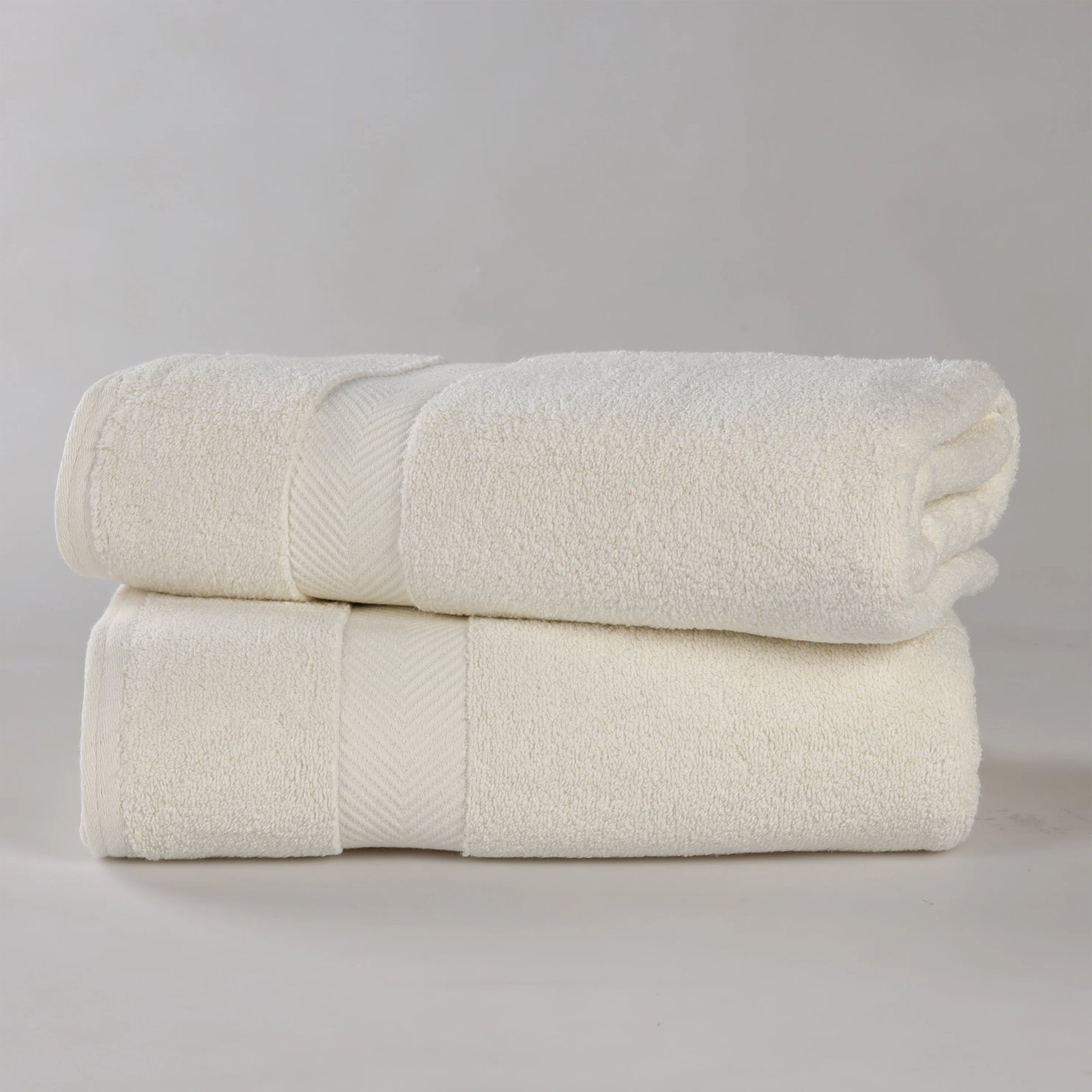 Rane Plush Cotton Bath Sheet, Ivory