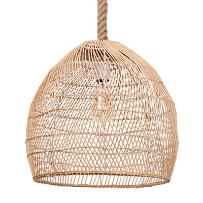 Disalvo 1 - Light Natural Rattan Single Pendant
