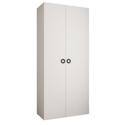 2 Door Manufactured Wood Wardrobe