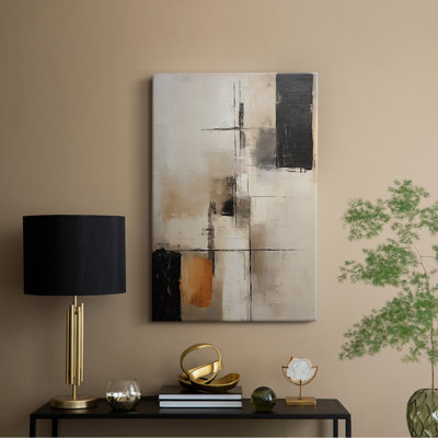 ABSTRACT Series CCCCLXIV - Toile tendue avec châssis de qualité supérieure - Prêt à être accroché