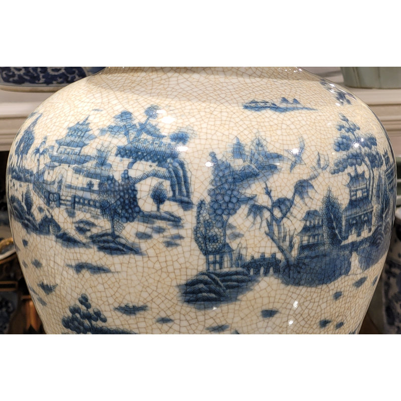 Hand Painted Decorative Porcelain Jar