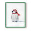 «Penguin Play II», reproduction encadrée - bois massif-635887457-635887470