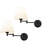 Acai Steel Plug-in Swing Arm Sconce