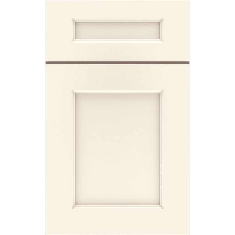 Dwelling Value Waterbury Door Sample, Sweet Cream/Nickel Glaze, Maple