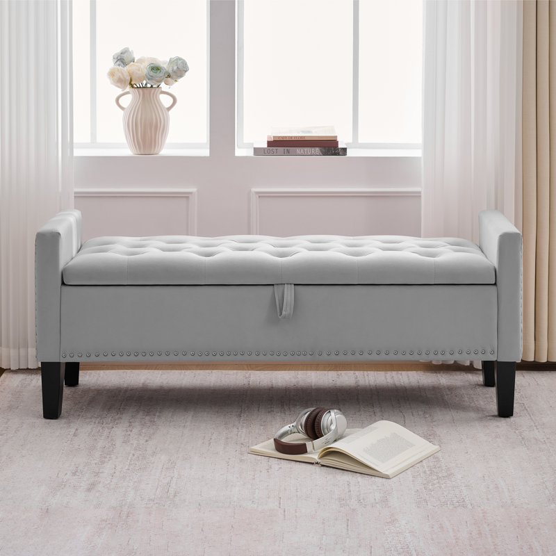 Repose-pieds 50 po, Gris