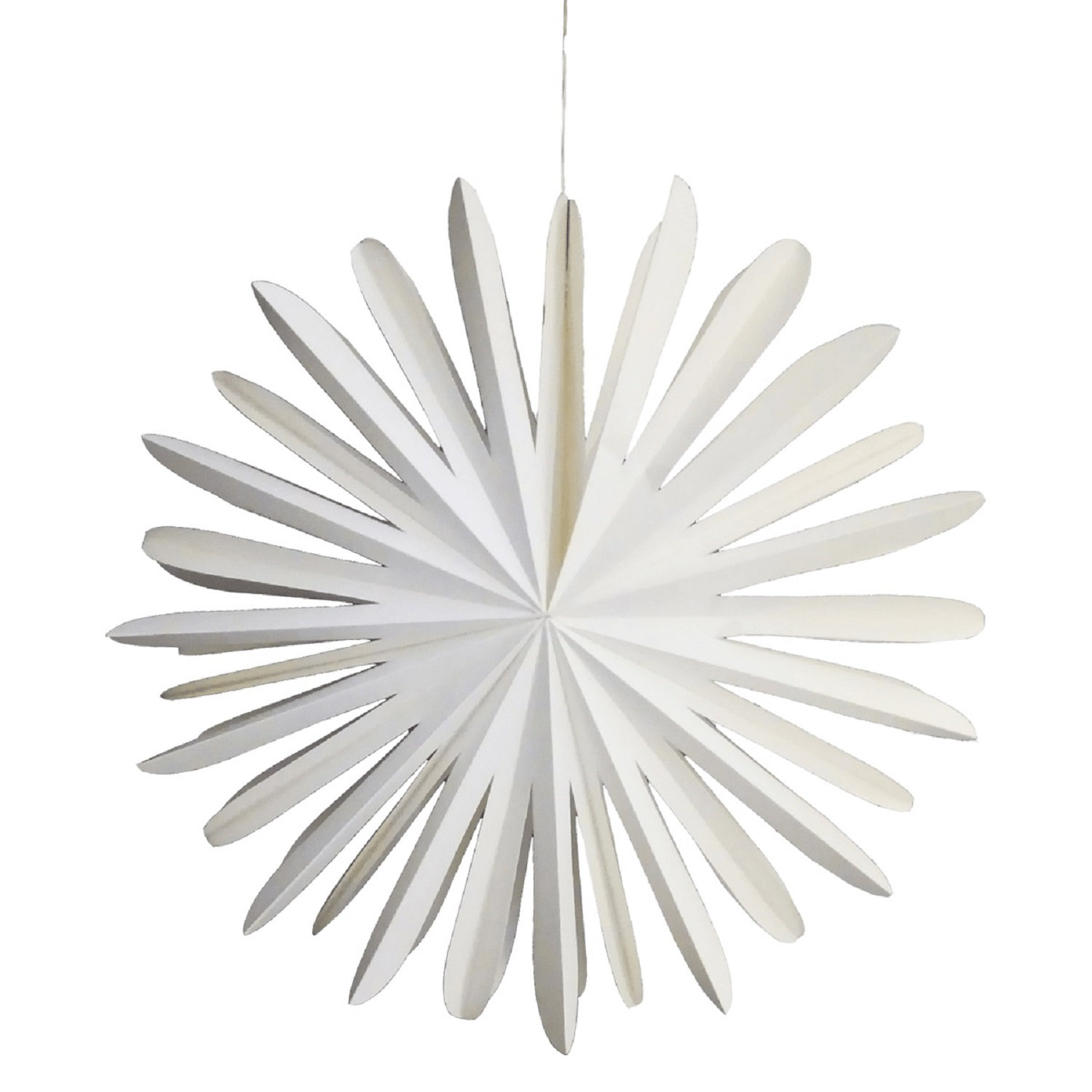 Paper Flake Sculpture, 11.02'' H x 11.02'' W x 11.02'' D
