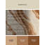 Tapis beige lavable à la machine à motif de cycles d'eau Parlin - Reliure beige-1182266127