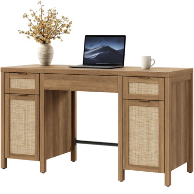 Bureau de rangement avec tiroirs Boho