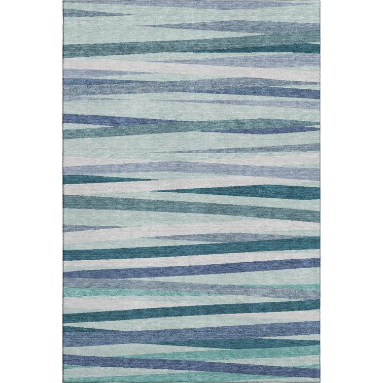 Premium Machine Washable Natoma AMF997 Stripes Rug
