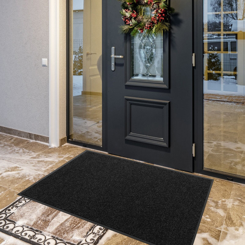Tapis d'entrée commercial pour l'intérieur et l'extérieur, L 36 po x L 120 po
