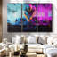 «DJ At The Turntable» sur toile-1946556888