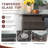 Rectangular Wicker Adjustable Outdoor Dining Table-94394880-94394879