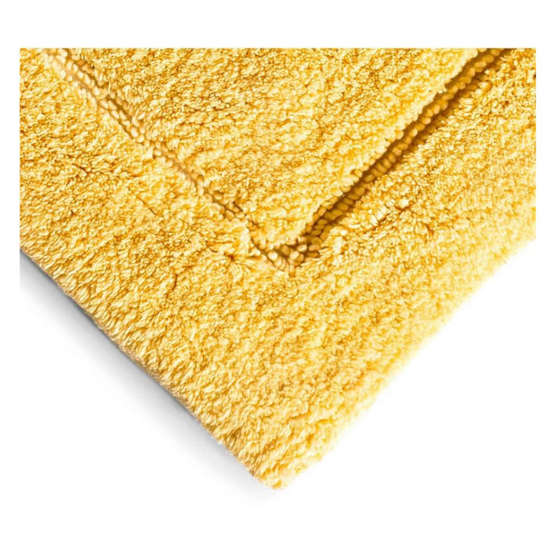Estabrook Cotton Blend Non-Slip Bath Rug, Yellow, 20" H x 32" W